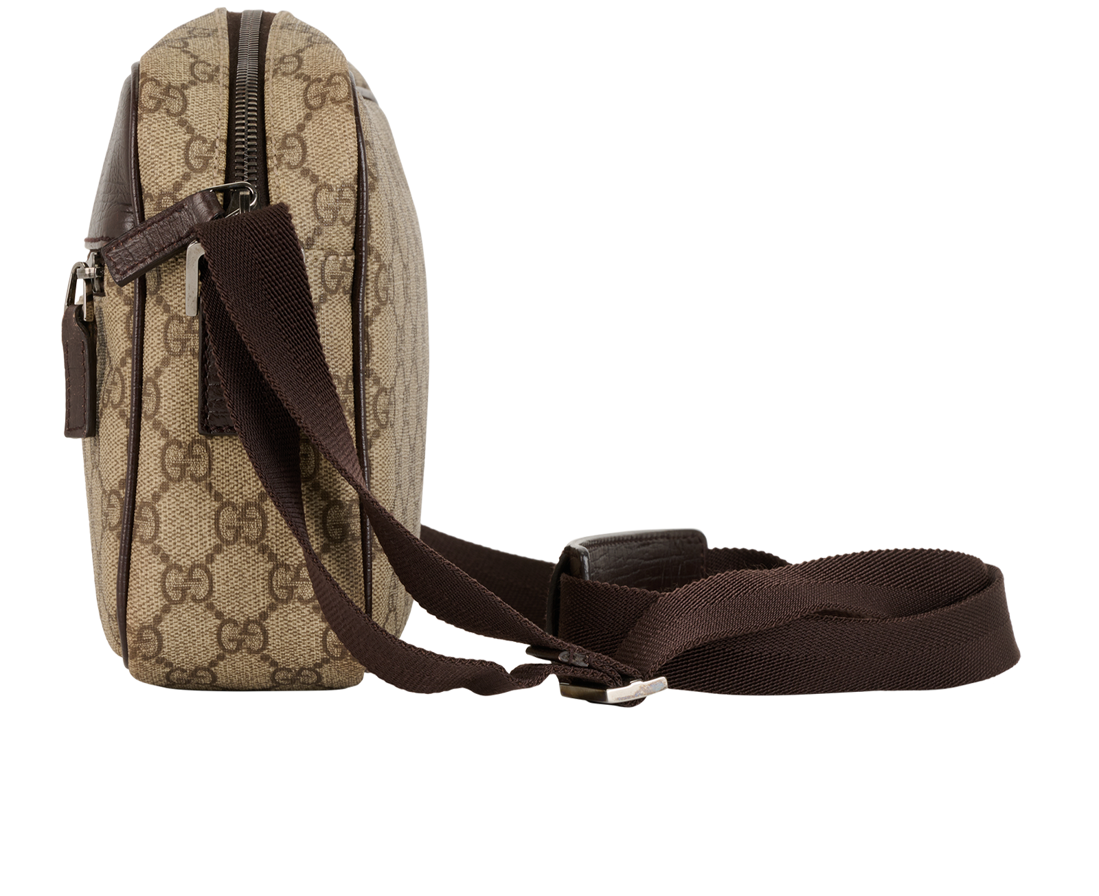 GG Supreme Crossbody, &pound;550, Handbags, Beige/Brown, Canvas, Bottom view